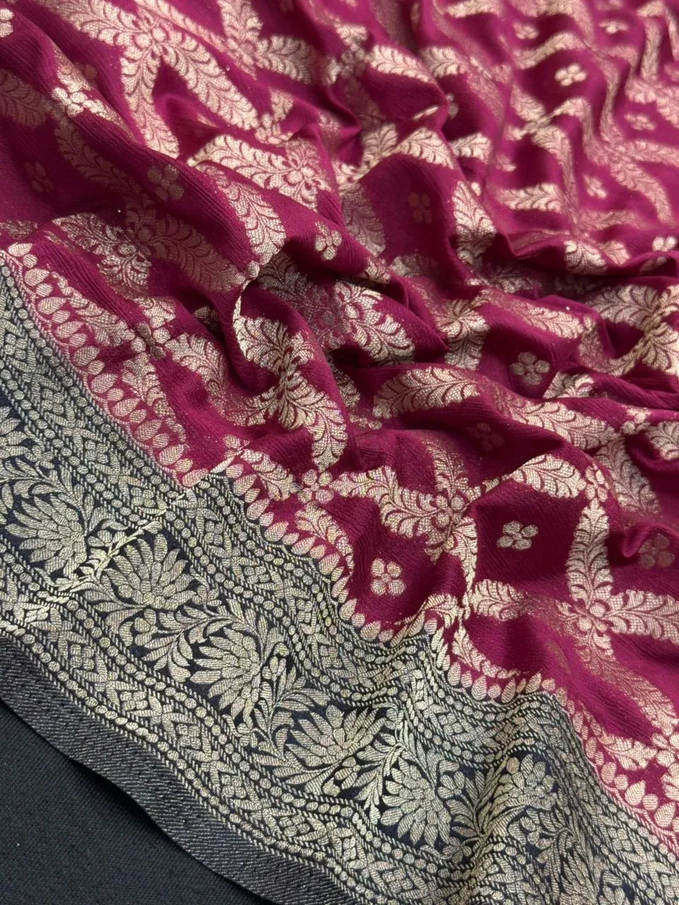 Classic Georgette Drapes for Every Occasion- Da Saffron