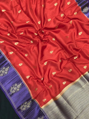 Raw Mango Silk Saree-Dupion Mango