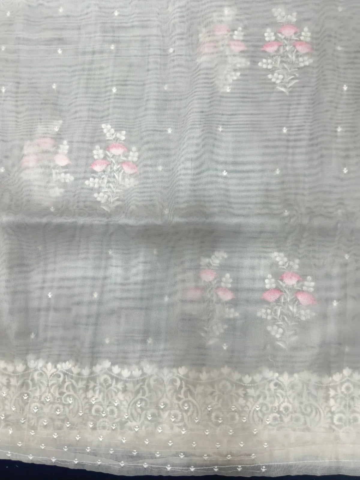 Luxury EMB Organza Saree with Intricate Thread Work (EMB Organza)