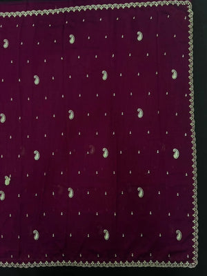 Stylish Raw Silk Blend Saree – Perfect for Festive Occasions (Finedine)