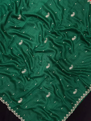 Stylish Raw Silk Blend Saree – Perfect for Festive Occasions (Finedine)