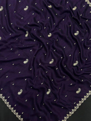 Stylish Raw Silk Blend Saree – Perfect for Festive Occasions (Finedine)