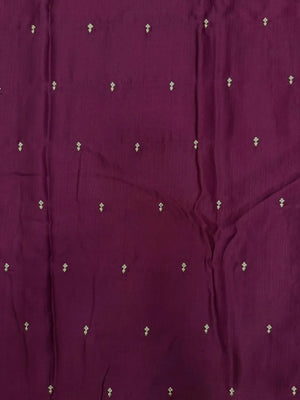 Stylish Raw Silk Blend Saree – Perfect for Festive Occasions (Finedine)