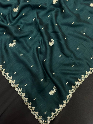 Stylish Raw Silk Blend Saree – Perfect for Festive Occasions (Finedine)
