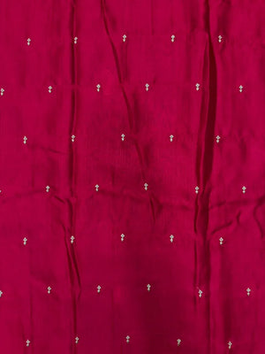 Stylish Raw Silk Blend Saree – Perfect for Festive Occasions (Finedine)