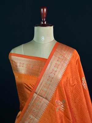 Seni Elegant Raw Silk Saree