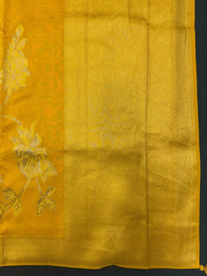 Gajji silk saree with glossy finish and vibrant ethnic patterns – perfect for festive and traditional wear