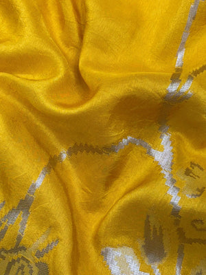 Gajji silk saree with glossy finish and vibrant ethnic patterns – perfect for festive and traditional wear