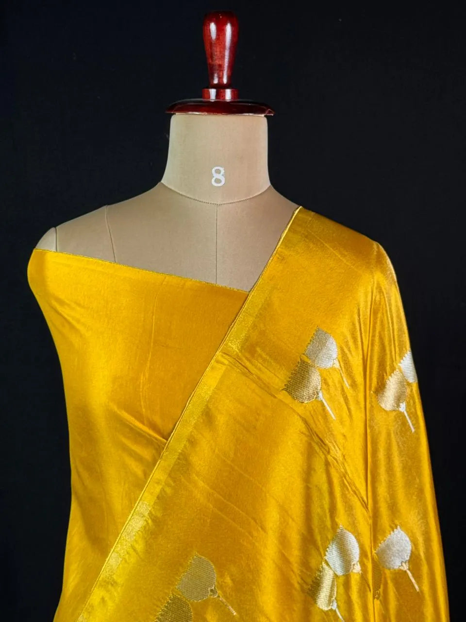 Lustre Weave Viscose Tissue Silk Saree
