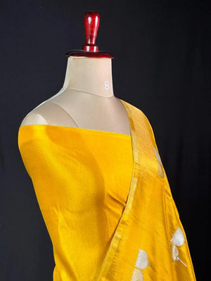 Lustre Weave Viscose Tissue Silk Saree