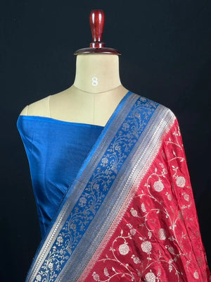 Radiant HP Pink Pure Viscose Traditional Saree
