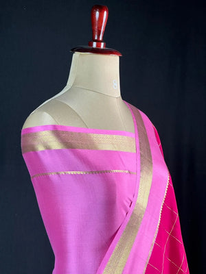 Hema Chex Mysore Silk Saree