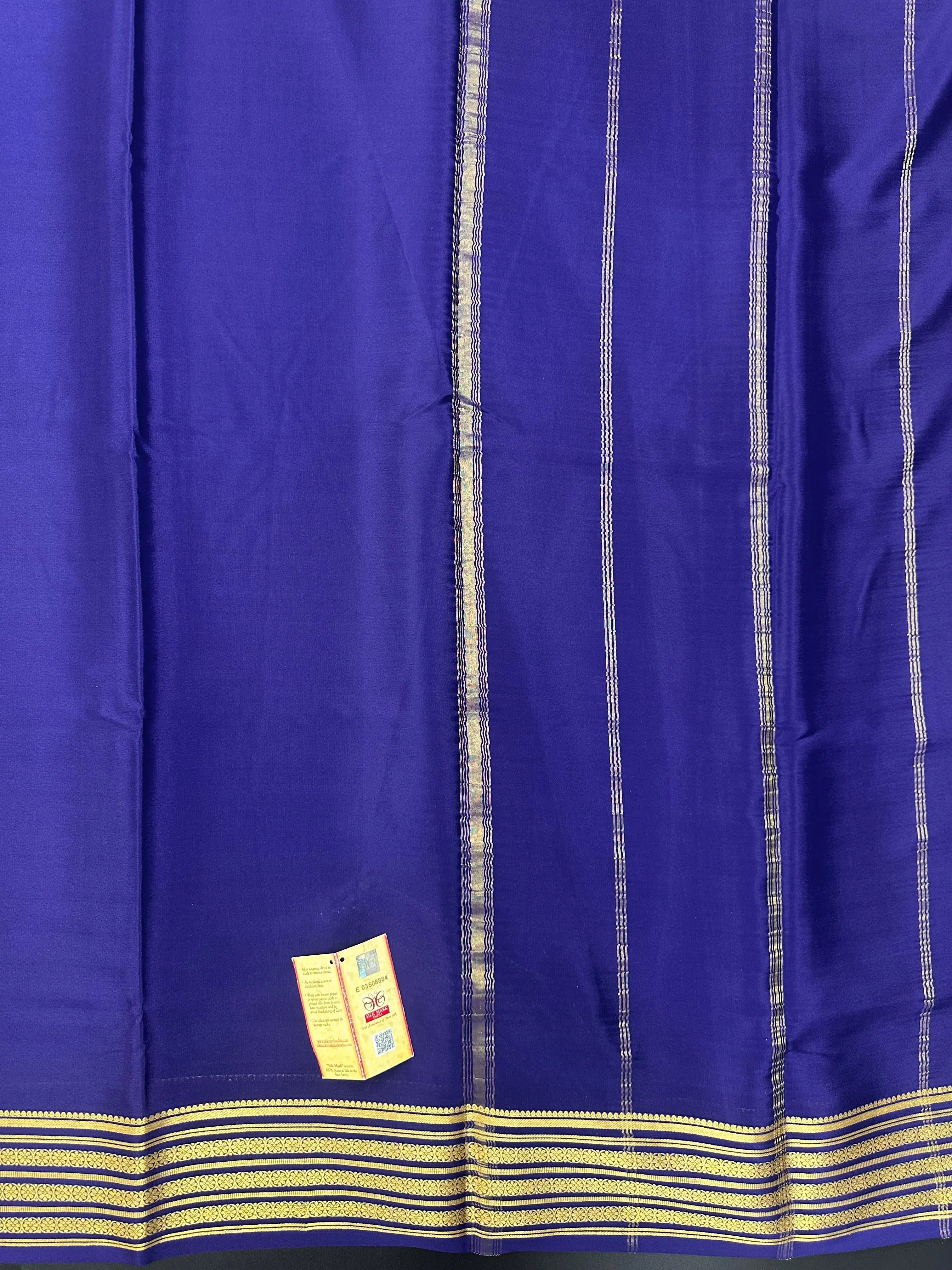 Pure Mysore Crepe Silk Saree- Mala Bentex