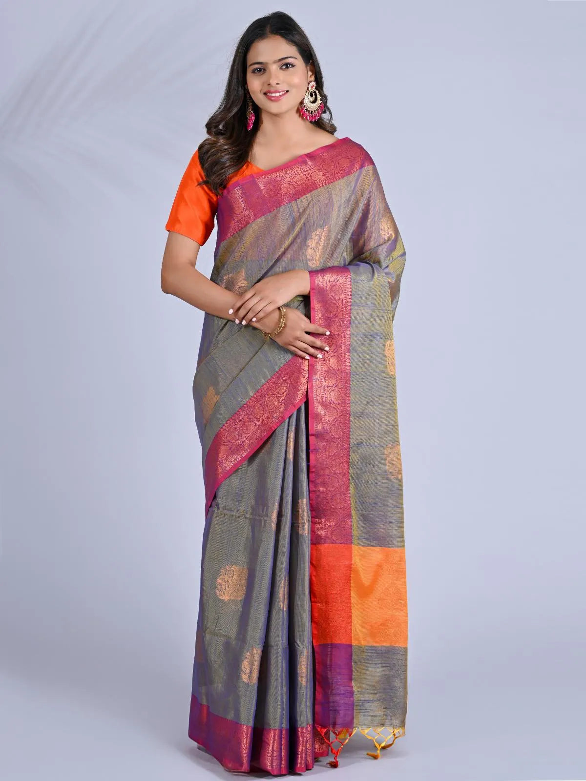 Semi Silk Sarees- Kanchi Lenin Saree
