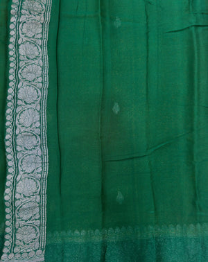 Banarasi Pure Khaddi Chiffon Saree