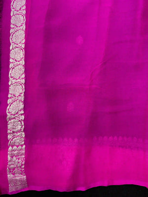 Banarasi Pure Khaddi Chiffon Saree