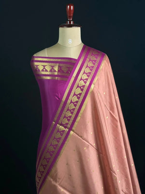 Pure Mysore Silk Saree with Elegant Jhumka Design