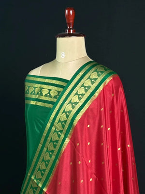 Pure Mysore Silk Saree with Elegant Jhumka Design