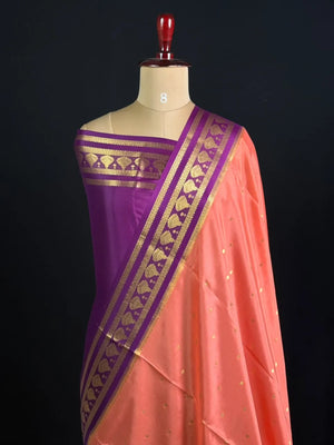 Pure Mysore Silk Saree with Elegant Jhumka Design