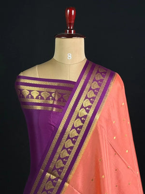 Pure Mysore Silk Saree with Elegant Jhumka Design