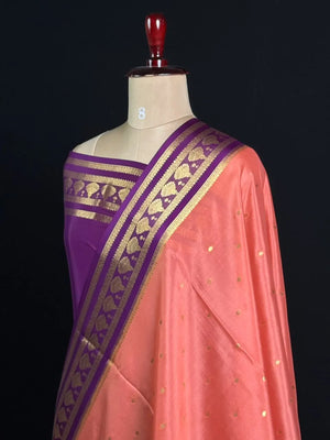 Pure Mysore Silk Saree with Elegant Jhumka Design