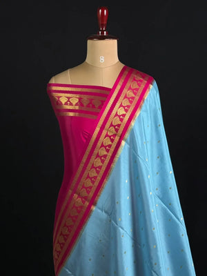 Pure Mysore Silk Saree with Elegant Jhumka Design
