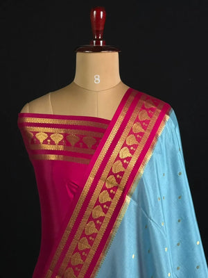 Pure Mysore Silk Saree with Elegant Jhumka Design