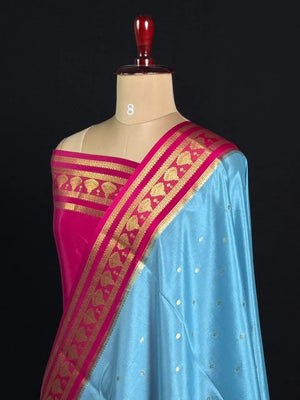 Pure Mysore Silk Saree with Elegant Jhumka Design