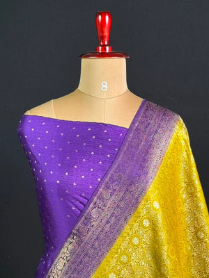 Semi Banarasi Kataan Silk Saree