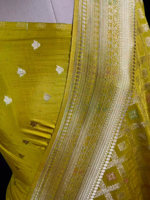 Latest Semi Georgette Silk Saree with Stunning Zari Pallu Design
