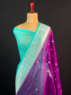 Banarasi Pure Khaddi Chiffon Saree