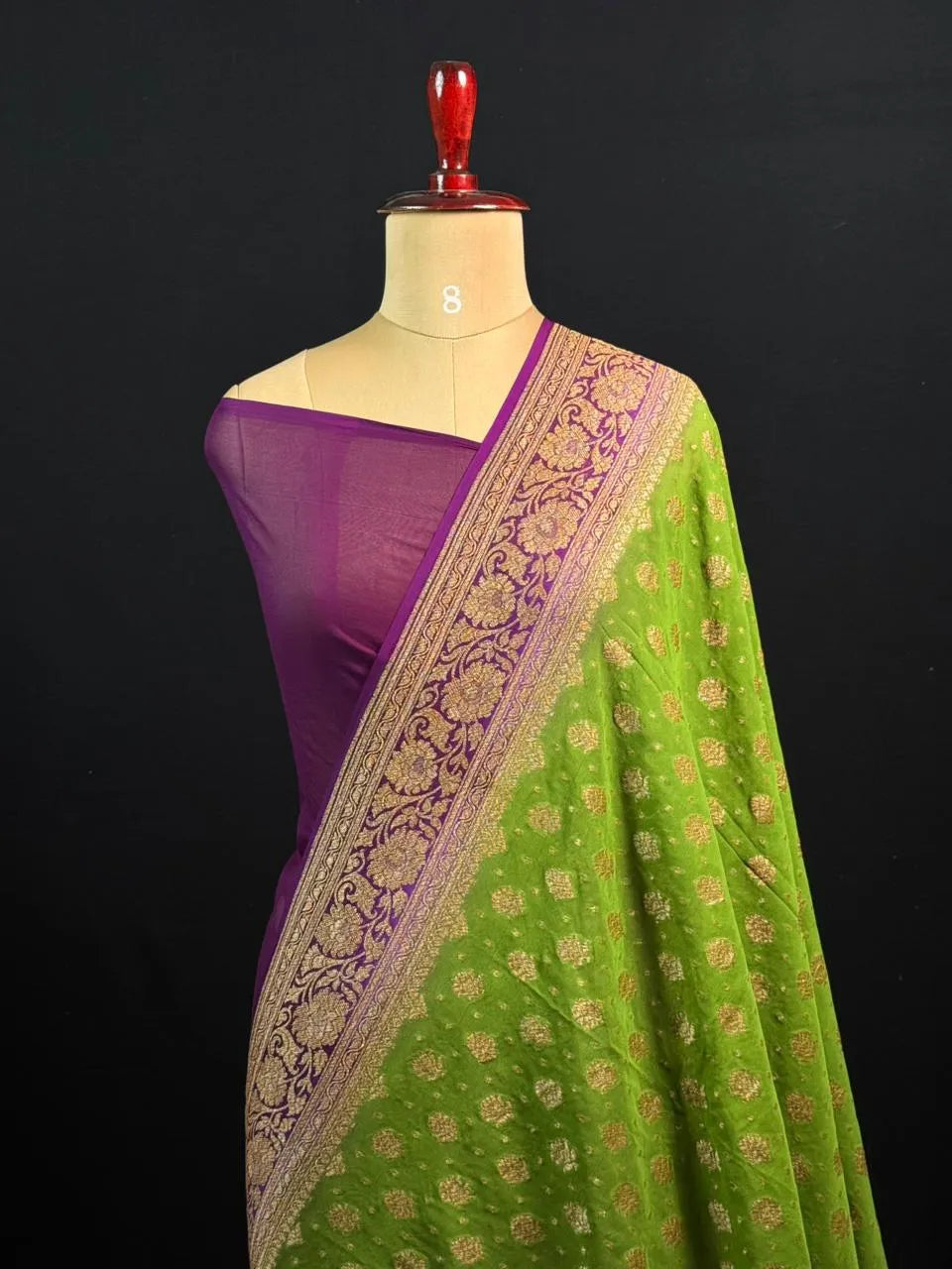 Pure Georgette Silk Saree – A Statement of Elegance