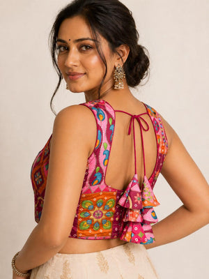 Graceful Crepe Silk Ready Blouse Collection