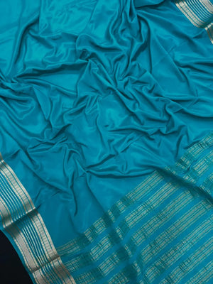Luxe Drapes: Semi Mysore Crepe Silk Saree for Timeless Elegance-(KH Anusuya)