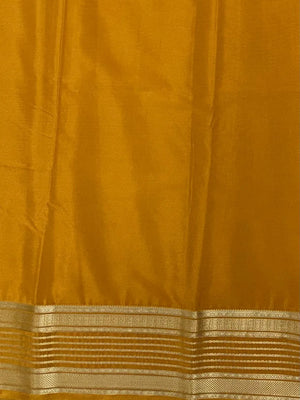 Luxe Drapes: Semi Mysore Crepe Silk Saree for Timeless Elegance-(KH Anusuya)