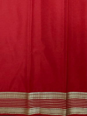Luxe Drapes: Semi Mysore Crepe Silk Saree for Timeless Elegance-(KH Anusuya)
