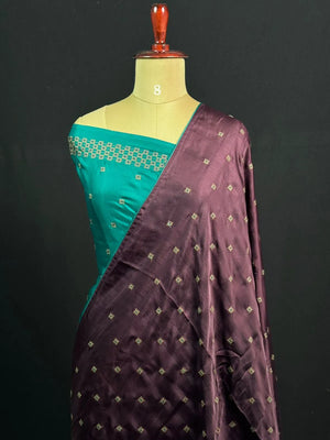 Classic Smooth Silk Saree for Women-(KUMKUM)