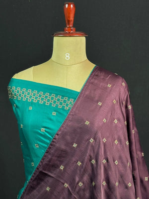 Classic Smooth Silk Saree for Women-(KUMKUM)