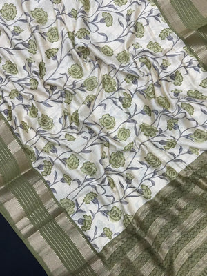 Musk Cotton Saree – Soft Comfort with Everyday Elegance-Kalamkari Tasar Silk JD