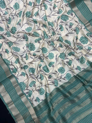 Musk Cotton Saree – Soft Comfort with Everyday Elegance-Kalamkari Tasar Silk JD