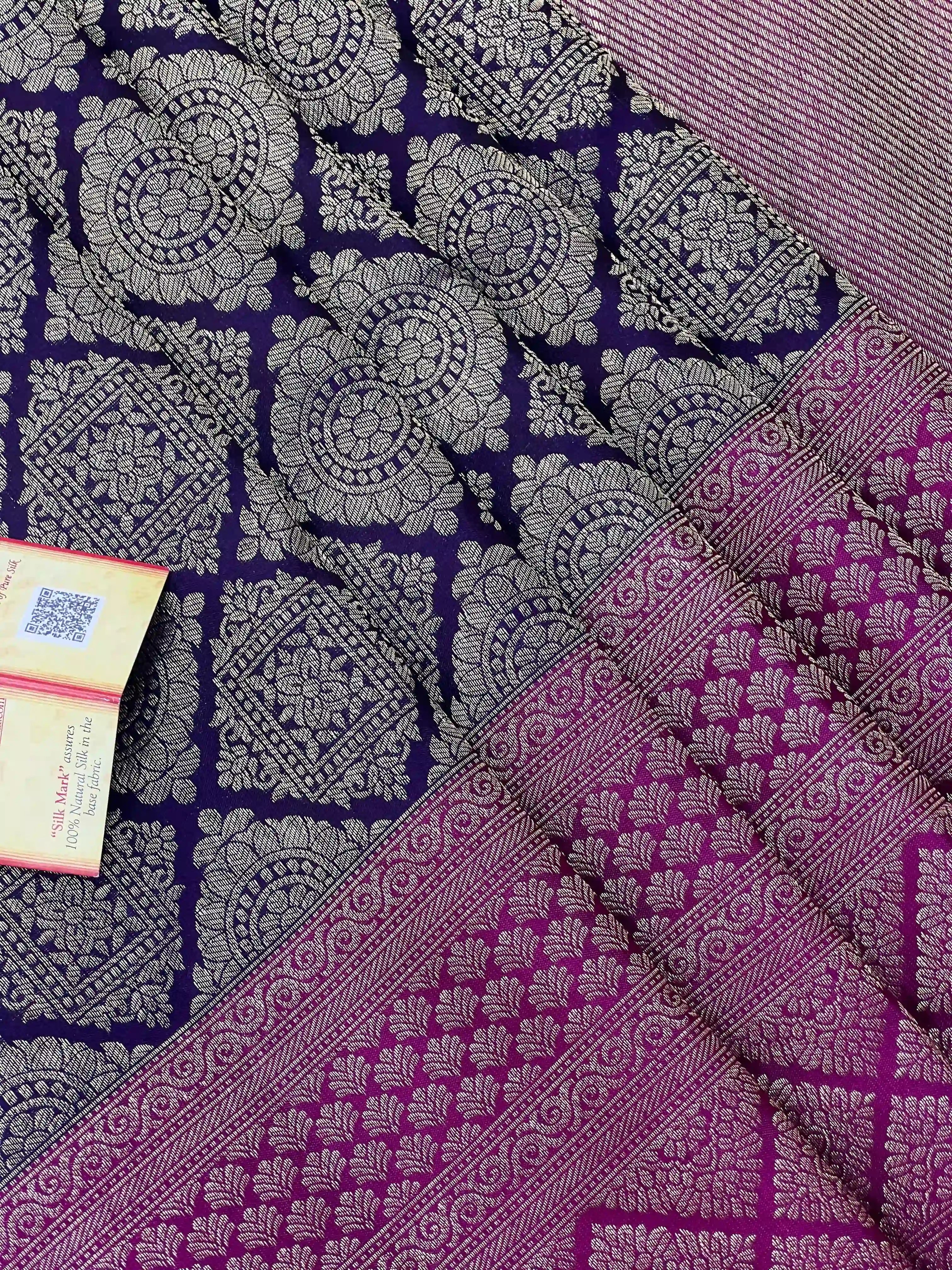 Pure Kanchi Jhalak Silk Saree