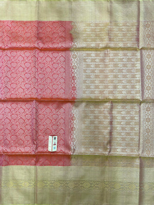 Authentic Pure Soft Kanjivaram Silk Saree – Handloom South Indian Saree (Kanchi Jhalak)