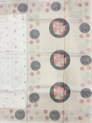 Silk Aura Elegance-Kanchi Temple