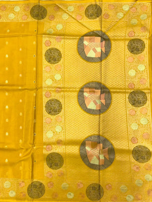 Silk Aura Elegance-Kanchi Temple