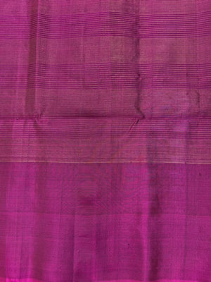 Golden Chex Pure Kanjivaram Silk Saree
