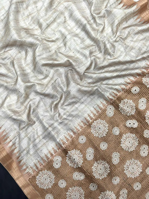 Tussar Silk Saree for Women – Rich Handloom Silk with Natural Shine for Graceful Ethnic Wear