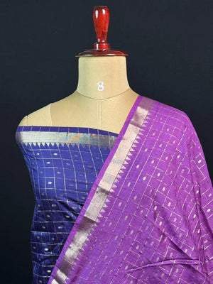 Breezy Beauty Semi Malai Cotton Silk Saree
