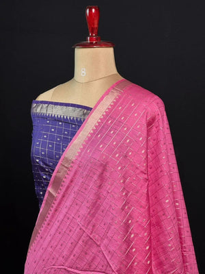 Breezy Beauty Semi Malai Cotton Silk Saree