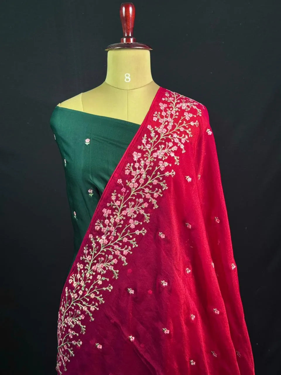 Mesmerizing Shimmer Silk Saree – Perfect Party Look