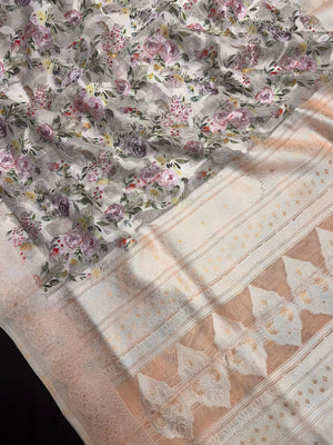 Linen Silk Saree for Women – Lightweight Traditional Saree with Subtle Shine